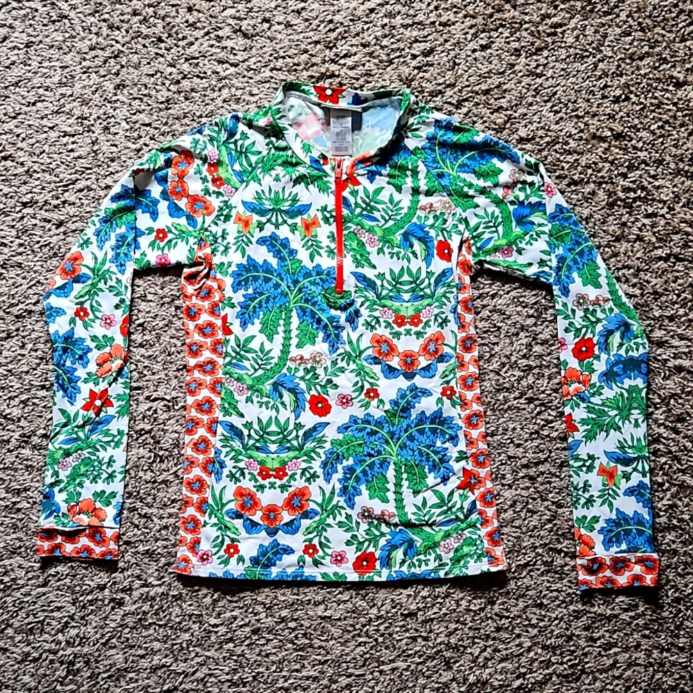 Tommy Bahama Floral Rashguard XS